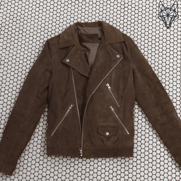 Asos Other - Asos Real Suede Biker jacket